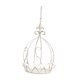 thumbnail image 2 of Soporte para maceta colgante con forma de corona para decoración de jardín, soporte para flores, resistente y elegante para Blanco, 2 of 9