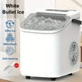 thumbnail image 6 of Ice Maker With A Handle On The Countertop. It Can Make 9 Bullet-shaped Ice Cubes In 6 Minutes, With A 24-hour Ice-making Capacity Of 26 Pounds. It Is Equipped With An Automatic Cleaning Function, 6 of 8