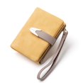 thumbnail image 1 of Wallets for Women Rfid Small Compact Bifold short Wallet,Ladies Wristlet Zipper Coin Purse Yellow, 1 of 7