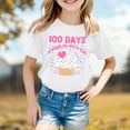 thumbnail image 2 of YUEHUA Kids 100 Days of School Shirt for Toddler Boys Girls Kids, Happy 100th Day School Celebration Soft Cotton Tee 3-7T, 2 of 4