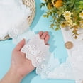 thumbnail image 3 of 7.5 Yards Cotton Lace Trim Eyelet Embroidery Fabric Curtain Tablecloth Slipcover Bridal DIY Clothing/Accessories for DIY Craft, 3 of 7