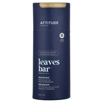 Attitude Plastic-Free Leaves Bar Deodorant, Sage & Rosemary, 3 Oz