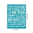 thumbnail image 5 of Encouragement Words Self Adhesive Silk Screen Printing Stencil Mesh Transfers, 5 of 12