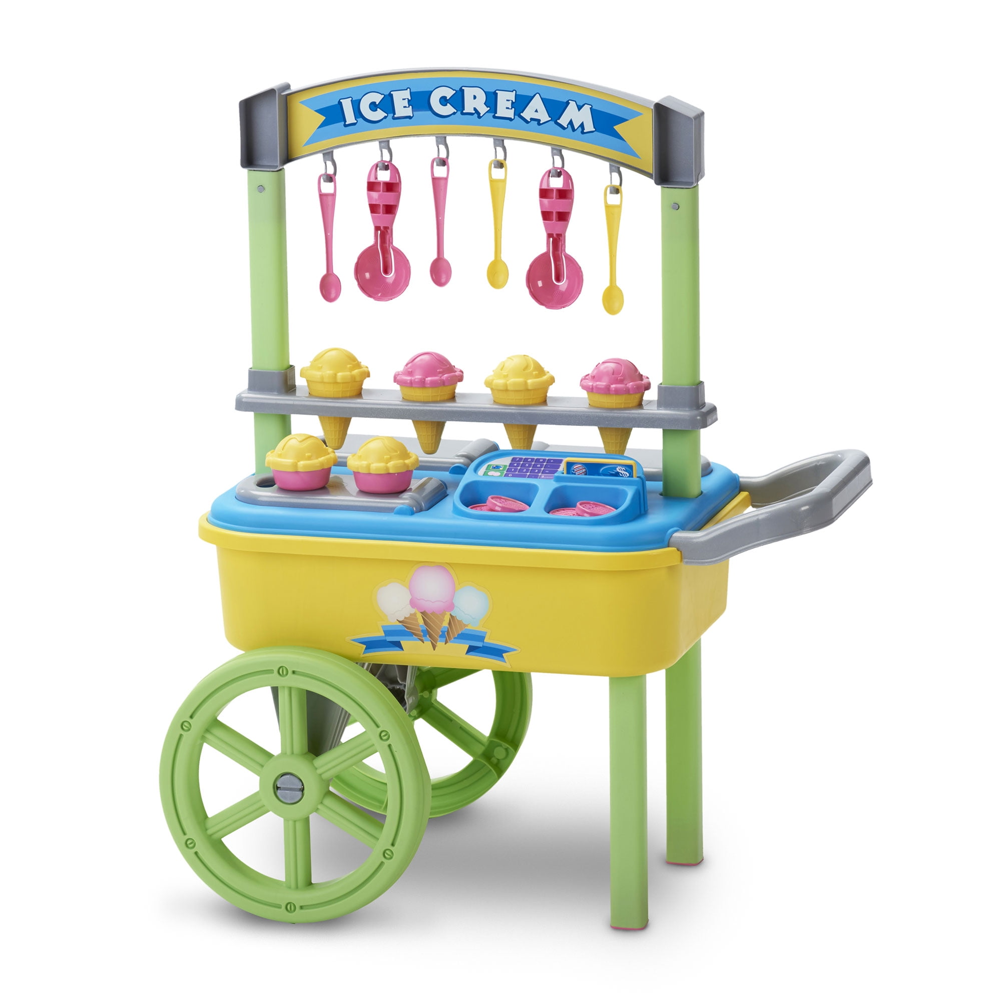 American Plastic Toys My Very Own Ice Cream Cart Set for Kids