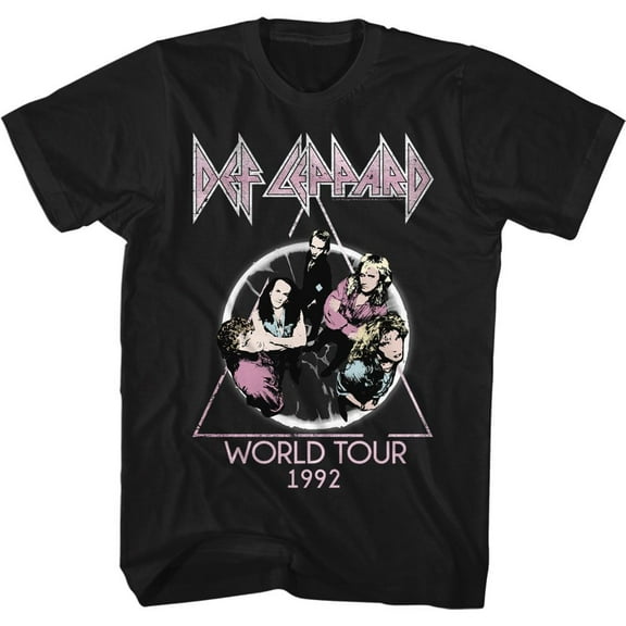 Def Leppard Adrenalize 92 Black Adult T-Shirt