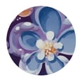 thumbnail image 4 of HAOXIT Round Table Cover Elastic Tablecloth Colorful Beautiful Dark Watercolor Suitable for Dining Table and Card Table 31-35, 4 of 8