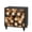 Antique Black + Engineered Wood, variant on 30.31" Sideboard With With Honeycomb Pattern, Modern Accent Cabinet(lxf)