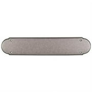 Beaded Push Plate - Pewter Antique
