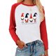 thumbnail image 1 of Pntutb Blusa de manga larga con cuello redondo y costuras navideñas para mujer Pntutb Pntutb-6015, 1 of 5