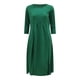 thumbnail image 2 of Vestido informal liso de mujer con cuello redondo, manga larga y largo hasta la pantorrilla - Corte holgado, material resistente, para uso diario/ocasionales, tallas M-XXXL, 2 of 4