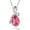 Rose Red(teardrop), variant on Jiaroswwei Teardrop Pendant Delicate Cute Lovely Heart Shaped Necklace for Party