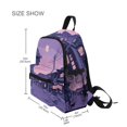 thumbnail image 3 of FORMRS School Backpack with Front Zippered Pocket 12" Student Travel Daypack, Black Cat Walking, 3 of 6