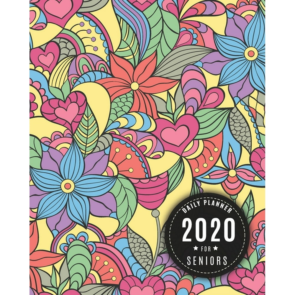 2020 daily planner for senior large print calendar monthly weekly