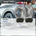 thumbnail image 3 of AutoShack Front Vented Brake Rotors + Ceramic Pads 6-PC Brake Kit Replacement for 2011-2016 Hyundai Elantra 2014-2016 Kia Forte 2012-2016 Hyundai Veloster 2015-2016 Kia Forte5 11.02" (280 mm), 3 of 5