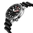 thumbnail image 4 of Men Watch Chic Solid Color Multifunctional Waterproof Stainless Steel Man Wristwatch Fashion Accessory Time Reminding Device black, 4 of 6