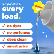 Tide Simply Liquid Laundry Detergent, Free & Sensitive, 85 Loads, 107 fl oz