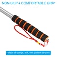 thumbnail image 3 of Unique Bargains 8.2ft Telescopic Handheld Flagpoles Tour Guide Flag Pole with Clips for Teaching, Orange, 1 Pack, 3 of 7