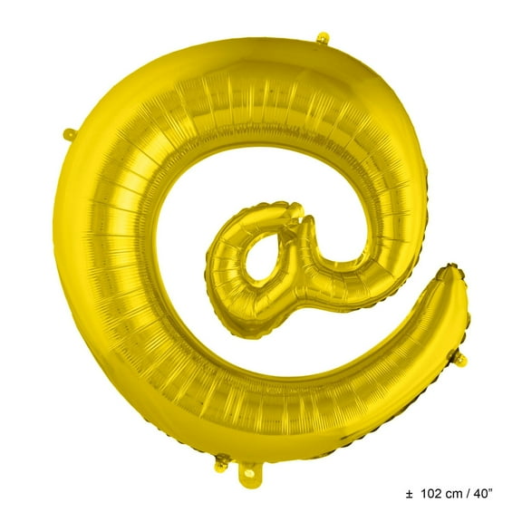 Balloon-Foil-Number @-40"-Gold