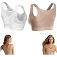 thumbnail image 1 of HSHDLDF 2Pcs Semibras for Older Women Front Closure,Goldies Bra for Seniors Front Closure Back Support, 1 of 7