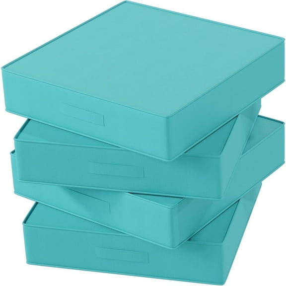 19 x 19 x5" Outdoor Chair Cushions Set of 4, Waterproof Outdoor Seat Cushions for Patio Furniture, Patio Chair Cushions with Handle and Ties, Square Outdoor Chair Pads,