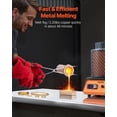 thumbnail image 2 of Horno de fusión eléctrico VEVOR 3 kg Metal Smelter 1350W 1150℃, 2 of 9