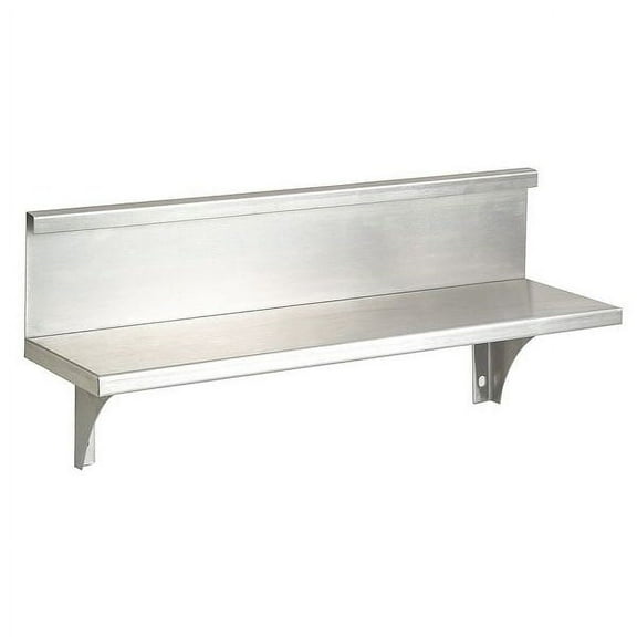 Manufacturer Varies Utility Shelf,SS,16 in Overall W,Satin 4WMJ8