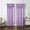 Lilac, variant on Olivia Gray PNT29046 54 x 84 in. Torenia Floral Embroidered Single Rod Pocket Curtain Panel, Lilac