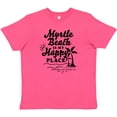 thumbnail image 3 of Inktastic Myrtle Beach is My Happy Place with Palm Trees Youth T-Shirt, 3 of 5