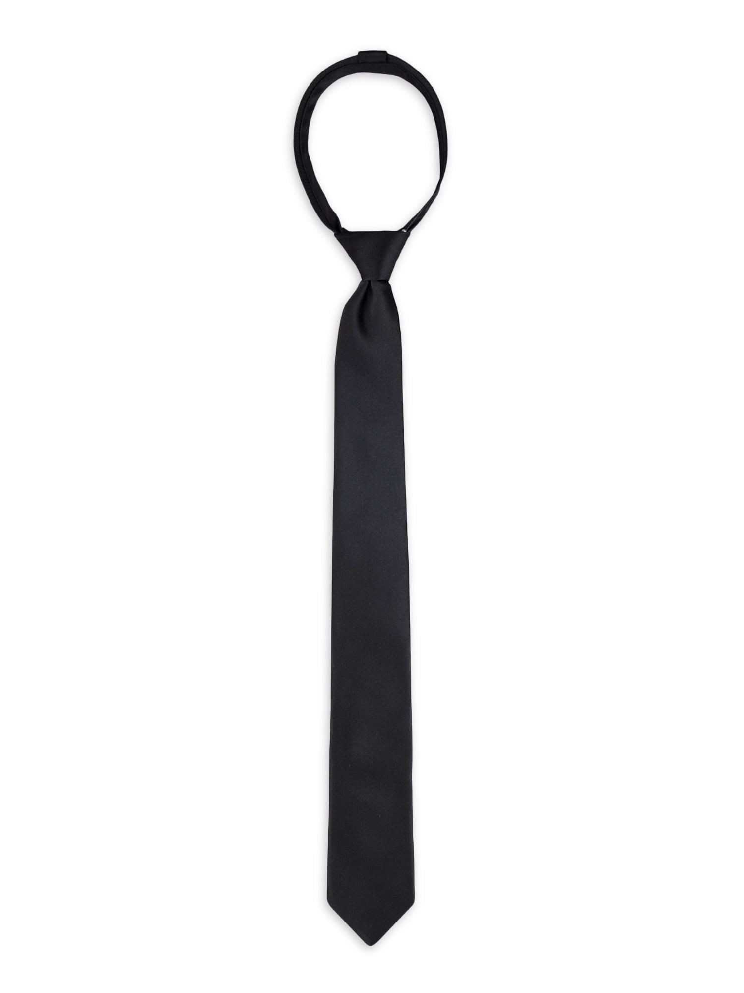 Zipper Fashion Men's Wide Casual Necktie Tie Lazy Zip Business Up