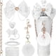 thumbnail image 1 of Genérico Accesorios Brillantes para la Taza Stanley - Se Ajusta a Tumblers de 20oz, 30oz y 40oz con Mango, Incluye rno de Pajita con Lazo, Lazo Decorativo para Pajita, Correa de Cuero y Botín, 1 of 4