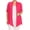 Hot Pink, variant on MOA Collection Women's Casual Open Front Short Sleeve Cardigan