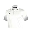 thumbnail image 2 of GM2609 Adidas Sideline 21 Primeblue Polo Shirt White/Team Grey Four L, 2 of 3