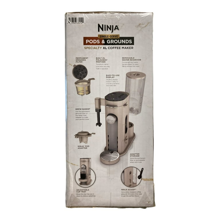 Ninja Single-Serve Pods & Grounds Specialty XL Coffee Maker Ninja Single-Serve Pods & Grounds Specialty XL Coffee Maker
