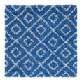 thumbnail image 2 of Unique Loom Trellis Shag Collection Area Rug - Ruth (4' 1" Square Periwinkle.Blue), 2 of 2