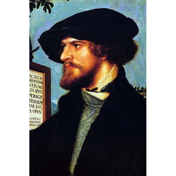 Portrait of Boniface Amerbach-Fine art canvas print (20" x 30")