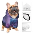 thumbnail image 3 of Balery Mystical White gorilla Jungle Sudadera con Capucha para Perros Pequeños – Ropa para Mascotas, Disfraz para Perros y Gatos, Ideal para Fiestas y Cosplay-Large, 3 of 7
