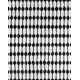 thumbnail image 1 of Alfombra rectangular Novogratz Retro Collection Color Negro Tamaño 2 X 3, 1 of 2