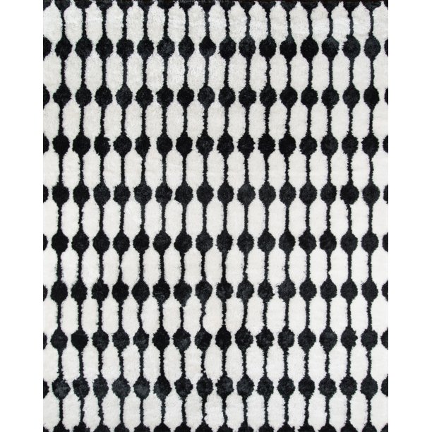 Novogratz Stockings Black Rug, BLACK