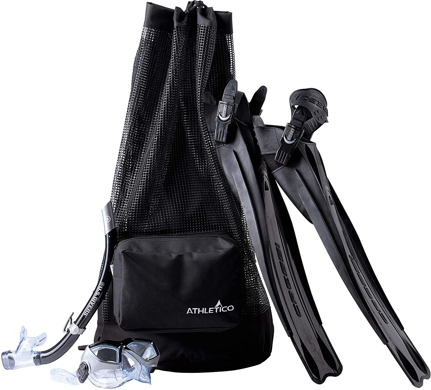 Cressi Backpack Snorkeling Gear Bag with Shoulder Strap For Mask Fins Snorkel Beach and Sports Equipment Travel Deluxe Backpack Bag Brisbane Snorkeling