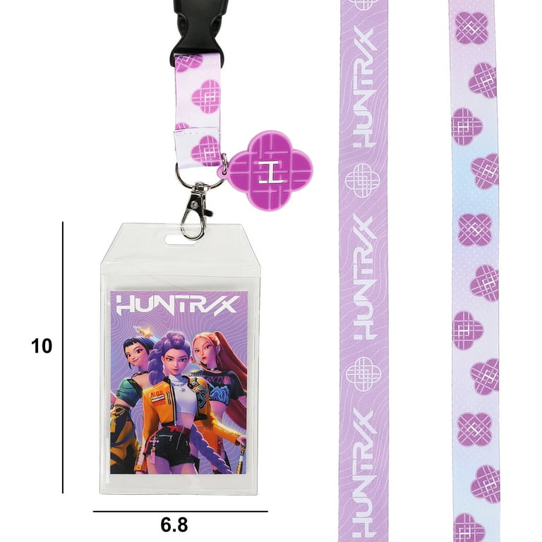 Bioworld Kpop Demon Hunters Lanyard, 22-inch, with ID Sleeve +