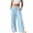 Light Blue_CB02, variant on Resicozy Linen Pants for Women Trendy Drawstring Waist Lounge Pant Wide Leg Loose Fit Clothing Palazzo Trouser with Pockets Army Green L