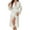 White, variant on TEAJOPSUU Lightweight Robes for Women Lace Trim Solid Color Cardigan Long Length Tie Front Nightgown Sleepwear White
