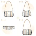 thumbnail image 7 of FORMRS Womens Shoulder Bag with Chain Strap Clutch Purse Cute Tote Handbag, Nautical Pattern, 7 of 7