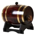 thumbnail image 3 of Retro 3L / 1.5L  Storage Brewing Port Dispensador de Almacenamiento Cerveza con Soporte para Decoración Del Del Hotel de Vino retro 3L yotijar Barril de vino de roble de 1 pieza, 3 of 10