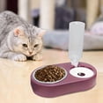 thumbnail image 4 of Juego de tazones de agua y comida para gatos 2 en 1 con Botella Jinwen Bebederos para gatos, 4 of 8