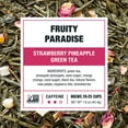 thumbnail image 3 of Tiesta Tea - Fruity Paradise, Slenderizer Loose Leaf Green Tea, Strawberry Pineapple Green Tea, Medium Caffeine, Make Hot or Iced Tea & Brews Up to 25 Cups - (6 x 1.6 Ounce) Resealable Pouch, 3 of 9