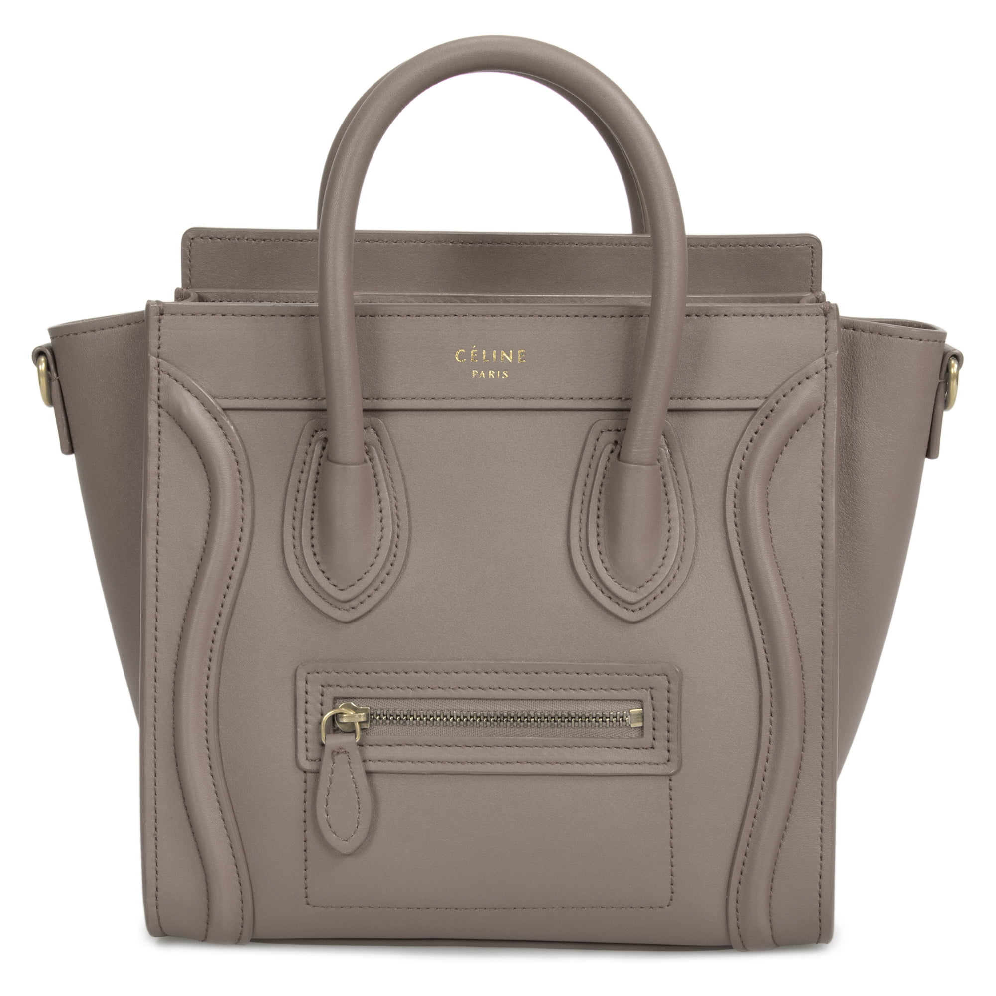 celine nano luggage smooth leather