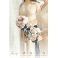 thumbnail image 2 of Artificial Flowers Dusty Rose & Blue Bridesmaid Bouquet, Wedding Flowers Bouquets for Bridesmaids, 7 Inch Bridal Bouquets for Bridesmaids, Wedding, Ceremony, Anniversary, etc, 2 of 31