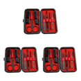 thumbnail image 3 of maskred Convenient Travel Nail Clippers Set with Protective Case 8 Pcs 15x10cm 3Set, 3 of 6