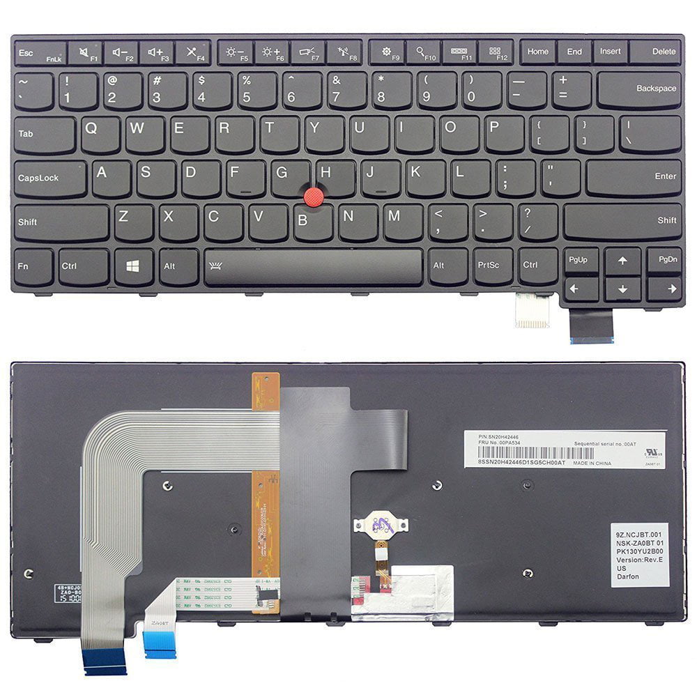 New Genuine Keyboard for Thinkpad P15s 1st Gen US Backlit Keyboard 5N20V78108